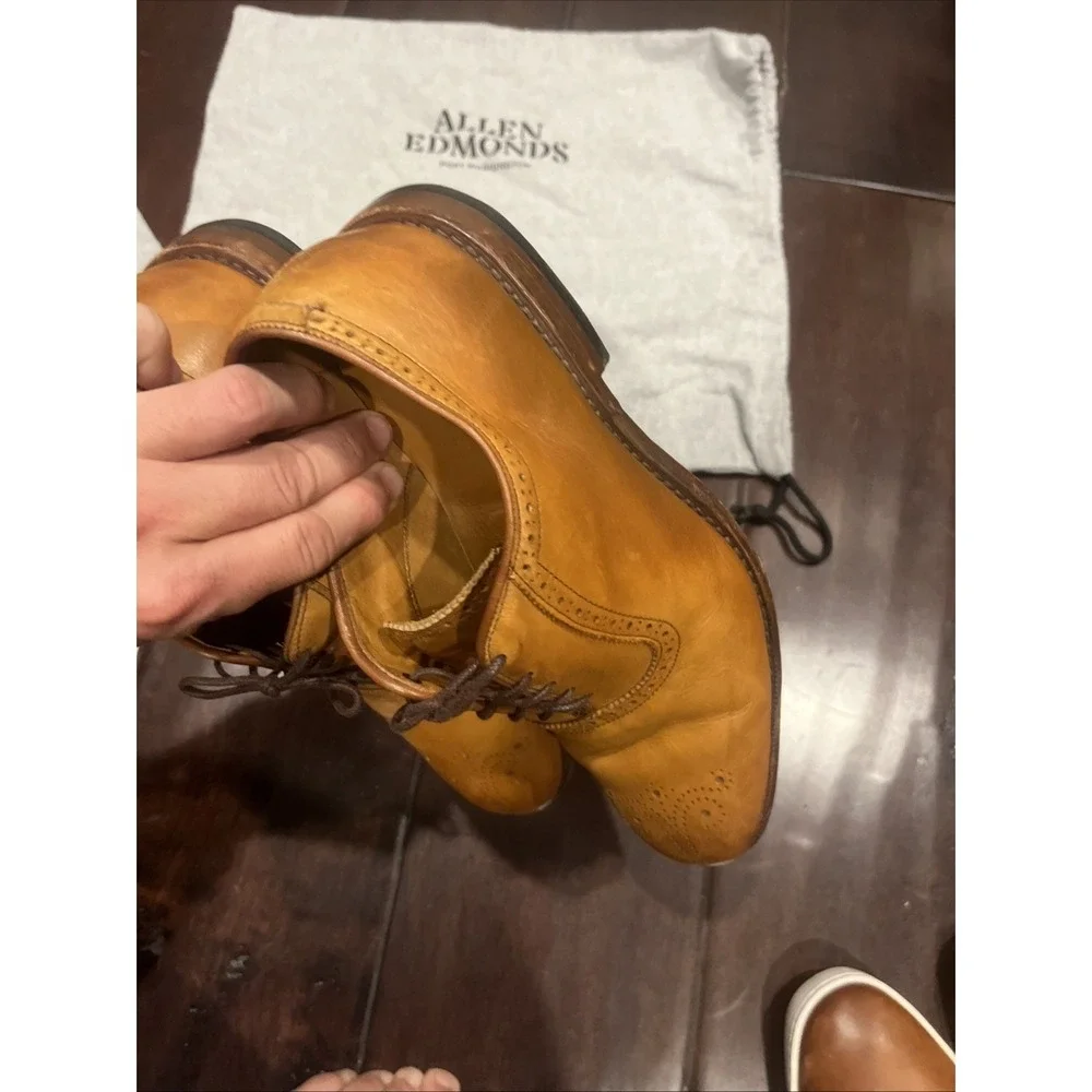 Allen Edmonds Port Washington Cornwallis Dress Shoe‎ Oxford Men's 10.5 3E Walnut